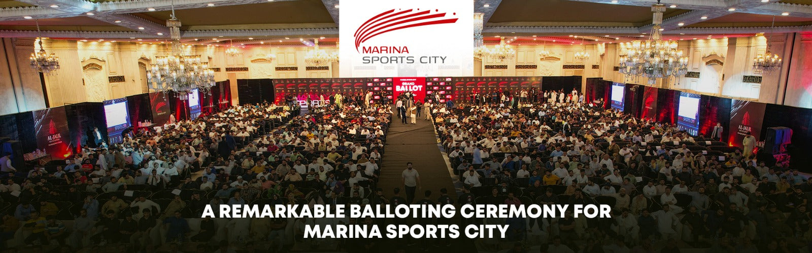A Remarkable Balloting Ceremony for Marina Sports City: Al-Jalil Developers