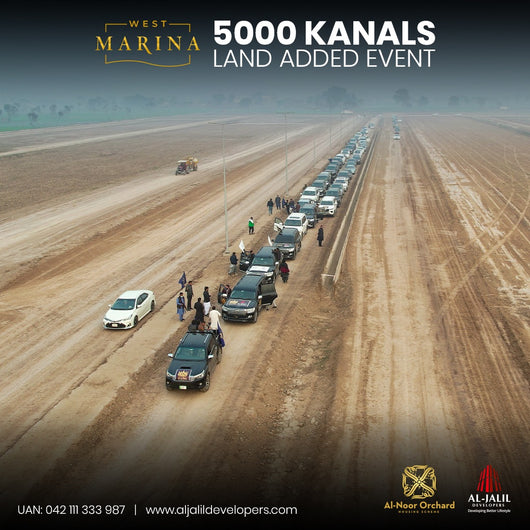 West Marina 5000 Kanals Land Added Event