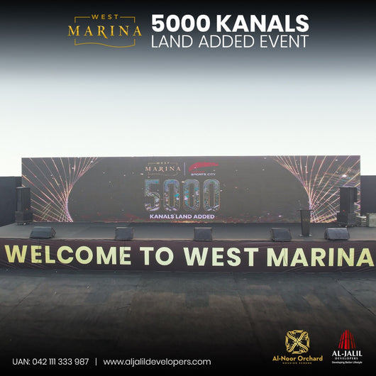 West Marina 5000 Kanals Land Added Event