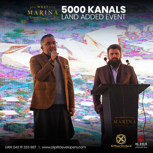 West Marina 5000 Kanals Land Added Event