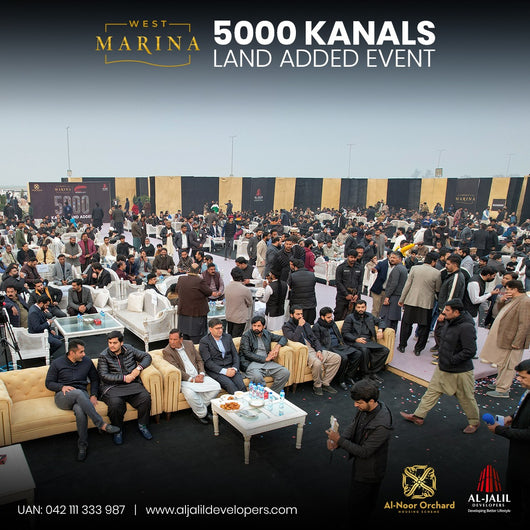 West Marina 5000 Kanals Land Added Event