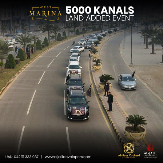 West Marina 5000 Kanals Land Added Event