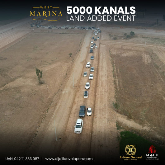 West Marina 5000 Kanals Land Added Event